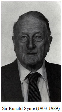 Sir Ronald Syme (1903-1989)